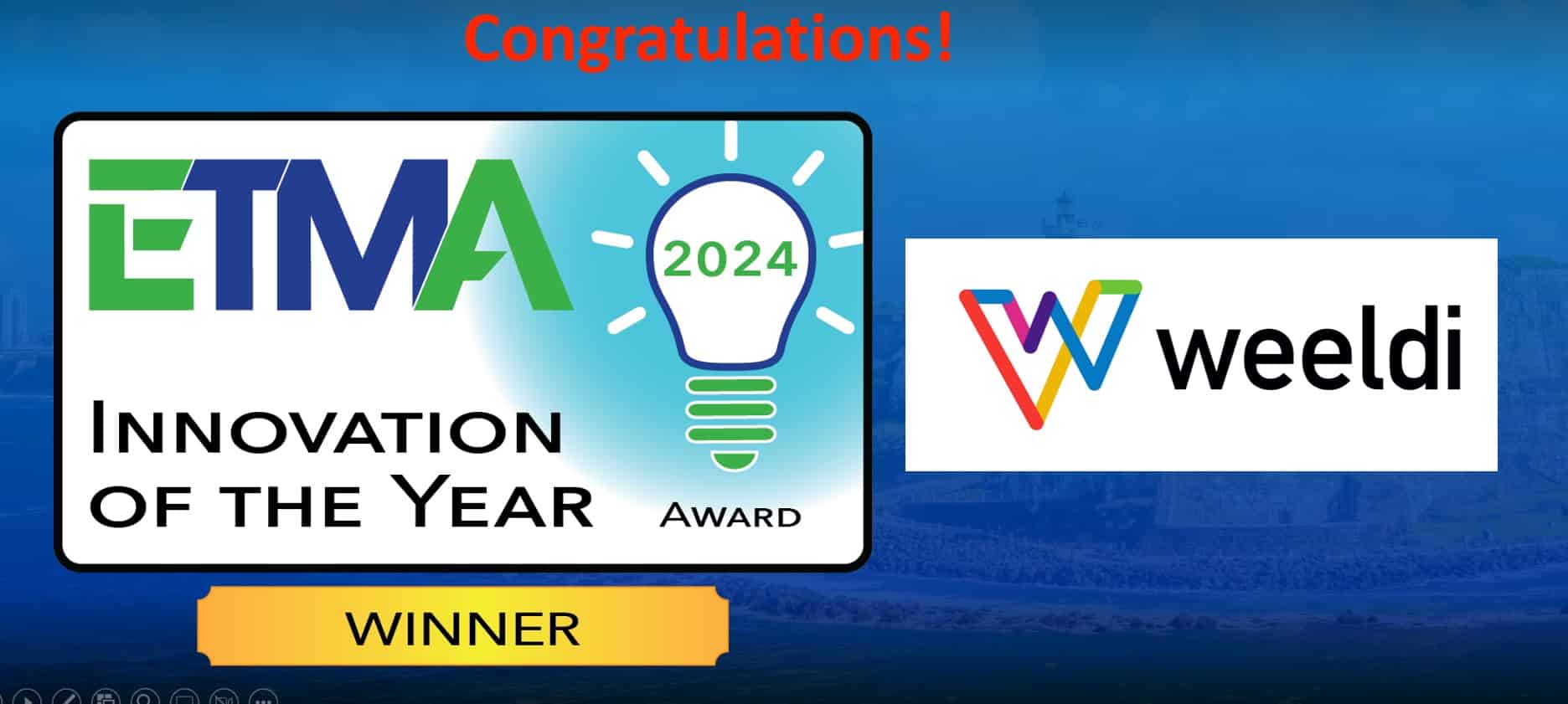 Weeldi Innovation Award 2024 Image